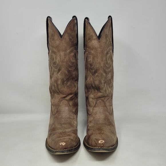 Durango Boots Women 6.5M Brown Faux Leather Western Cowboy Rodeo Cowgirl DCRD145 - Picture 3 of 12